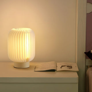 Pleated Oriental Acrylic Table Light