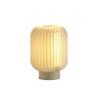 Pleated Oriental Acrylic Table Light