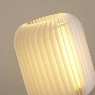 Pleated Oriental Acrylic Table Light