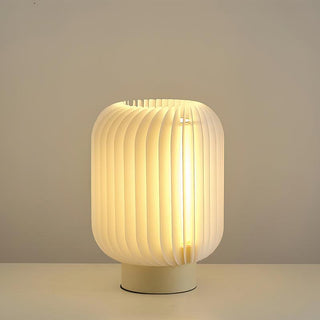 Pleated Oriental Acrylic Table Light