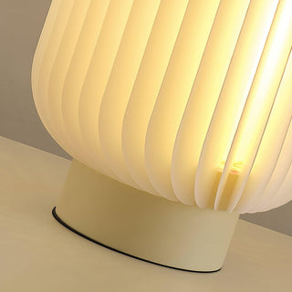 Pleated Oriental Acrylic Table Light