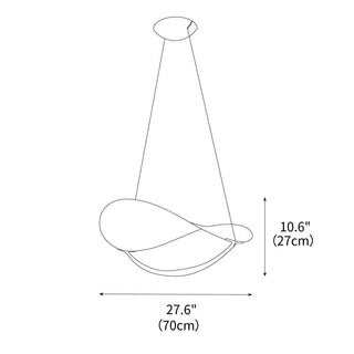 Plena Contemporary Plastic Pendant Light