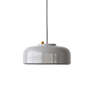 Podgy Mustard Enamel Pendant Light