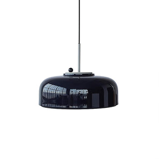 Podgy Mustard Enamel Pendant Light