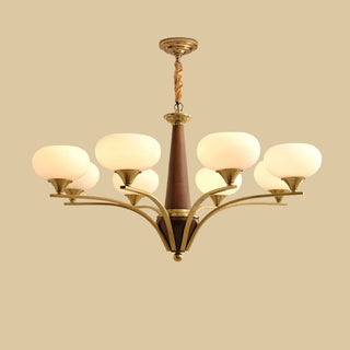 Pointed Retro Glass Chandelier