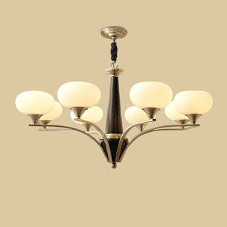Pointed Retro Glass Chandelier