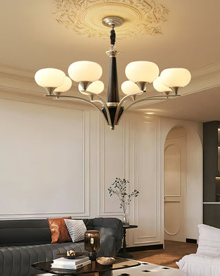 Pointed Retro Glass Chandelier