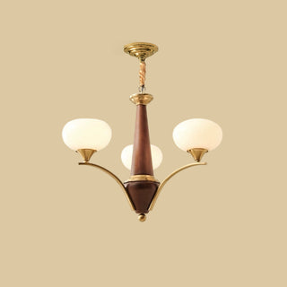 Pointed Retro Glass Chandelier