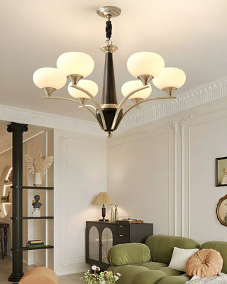 Pointed Retro Glass Chandelier