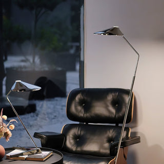 Polaris Sleek Minimalist Iron Plating Floor Light