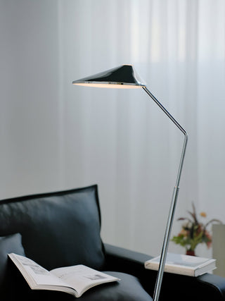 Polaris Sleek Minimalist Iron Plating Floor Light