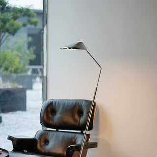Polaris Sleek Minimalist Iron Plating Floor Light