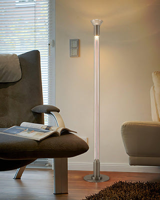 Pole Minimalist Glass Tube Floor Light