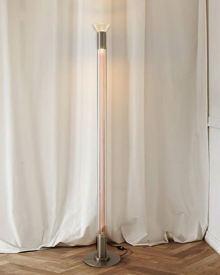 Pole Minimalist Glass Tube Floor Light