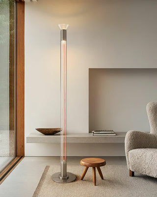 Pole Minimalist Glass Tube Floor Light