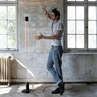 Pole Minimalist Glass Tube Floor Light