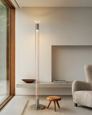 Pole Minimalist Glass Tube Floor Light