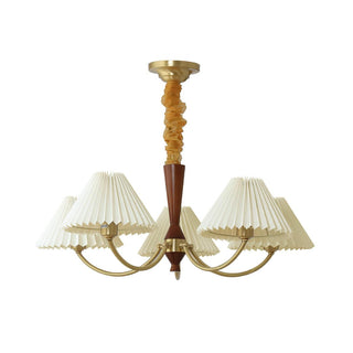 Polina Vintage Fabric Chandelier