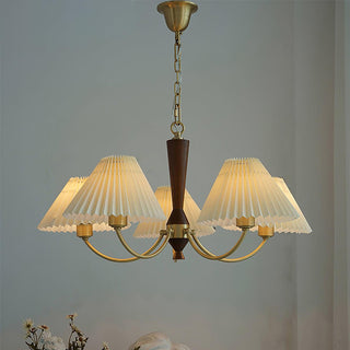 Polina Vintage Fabric Chandelier