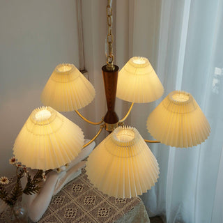 Polina Vintage Fabric Chandelier