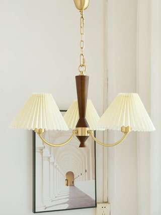 Polina Vintage Fabric Chandelier