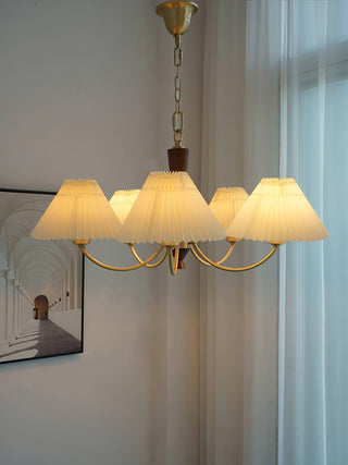 Polina Vintage Fabric Chandelier
