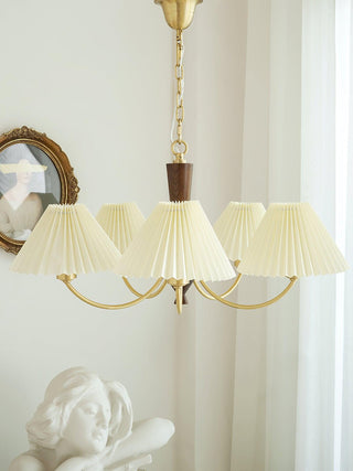 Polina Vintage Fabric Chandelier