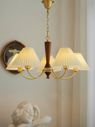 Polina Vintage Fabric Chandelier