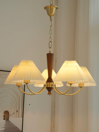 Polina Vintage Fabric Chandelier
