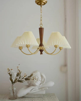 Polina Vintage Fabric Chandelier