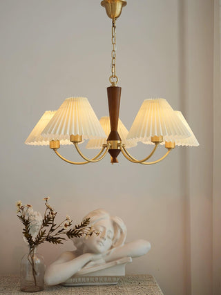 Polina Vintage Fabric Chandelier