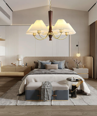 Polina Vintage Fabric Chandelier