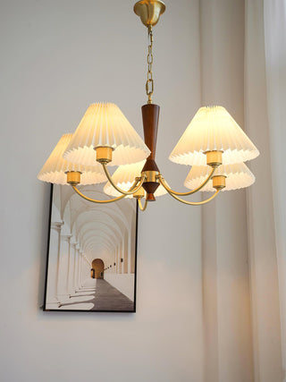 Polina Vintage Fabric Chandelier