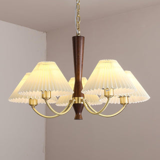 Polina Vintage Fabric Chandelier