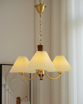 Polina Vintage Fabric Chandelier