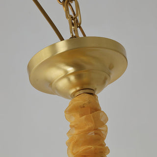 Polina Vintage Fabric Chandelier