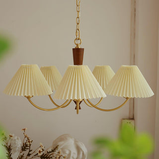 Polina Vintage Fabric Chandelier