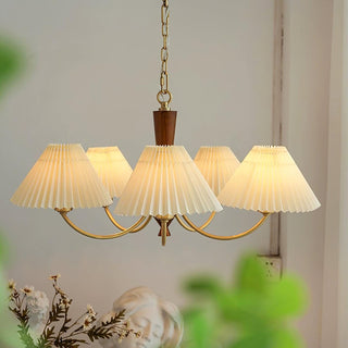 Polina Vintage Fabric Chandelier