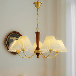 Polina Vintage Fabric Chandelier