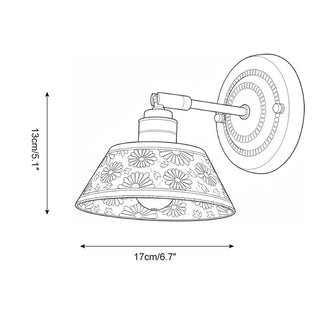 Tirox Rustic Ceramics Wall Lamp