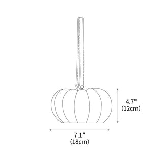 Portable Natural Resin Pumpkin Table Light