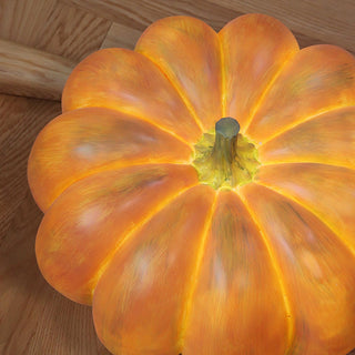 Portable Natural Resin Pumpkin Table Light