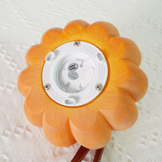 Portable Natural Resin Pumpkin Table Light