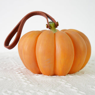 Portable Natural Resin Pumpkin Table Light