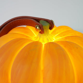 Portable Natural Resin Pumpkin Table Light