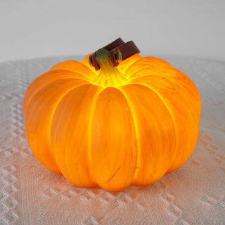 Portable Natural Resin Pumpkin Table Light