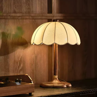 Prague Vintage Wood Table Lamp