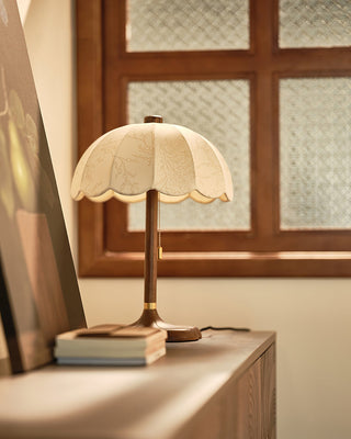 Prague Vintage Wood Table Lamp