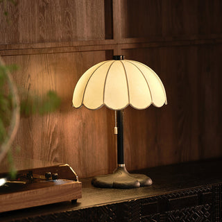 Prague Vintage Wood Table Lamp