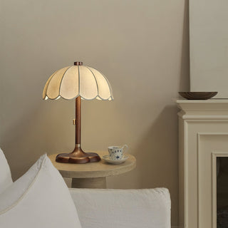 Prague Vintage Wood Table Lamp